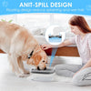 Heouvo Hunde Wassernapf ohne Verschütten, Knapp 2.5L Großer Auslaufsicherer Hundenapf, Anti-Spritz Wasserspender, Tropffreier Trinkwassernapf Langsames Trinken für Schlabbernde Hunde